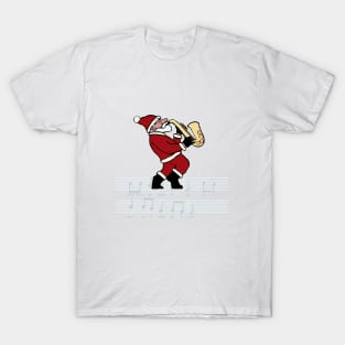 Swinging Santa - Sax T-Shirt